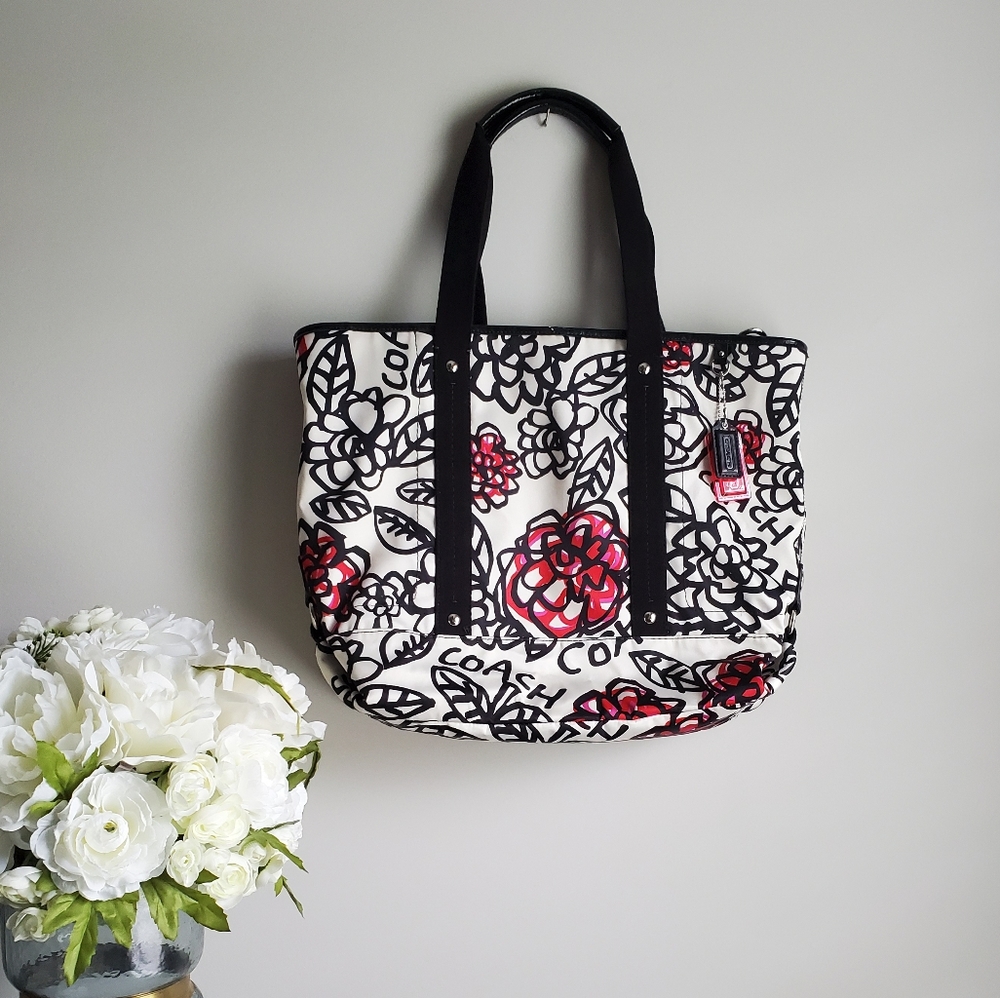Coach Floral Tote
